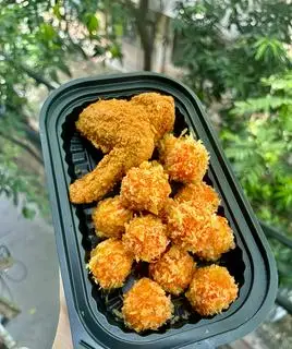 Hình ảnh Viên xù phomai Khẩu Nghiệp
