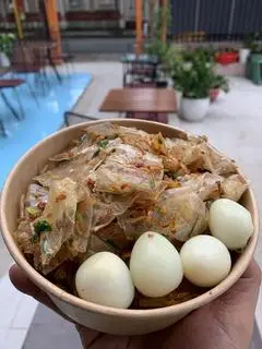 Hình ảnh Bánh tráng mỡ hành