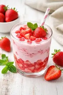 Hình ảnh Sữa chua dâu tây 