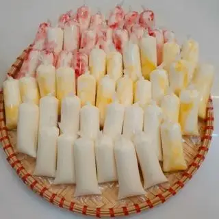 Hình ảnh (10 túi dùng thử) Kem Sữa Chua Mix Vị Trái Cây Size 12