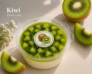 Hình ảnh Panna Cotta vị Kiwi