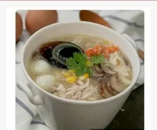 Hình ảnh súp cua + nữa trứng bắc thảo 