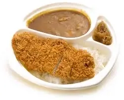 Hình ảnh Cơm Cary thịt chiên xù (カレートンカツ)
