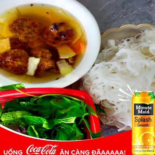 Hình ảnh Combo Bún Chả Băm - Cam Ép