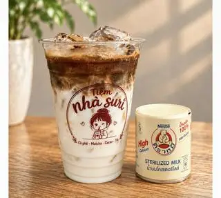 Hình ảnh Cafe sữa gấu