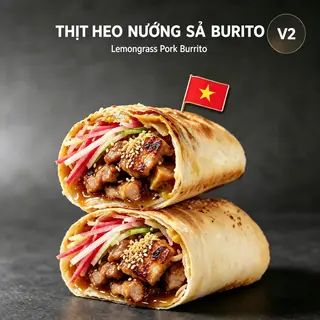 Hình ảnh V2.Thịt heo nướng sả 