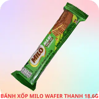 Hình ảnh Bánh xốp MILO wafer thanh 18.6g