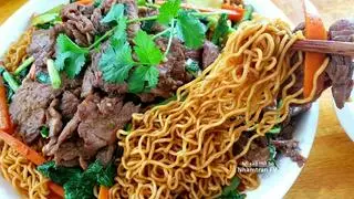 Hình ảnh Mì xào bò