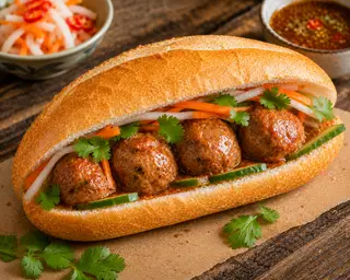 Hình ảnh bánh mì xíu mại