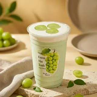 Hình ảnh Freeze Nho Xanh Kem Cheese