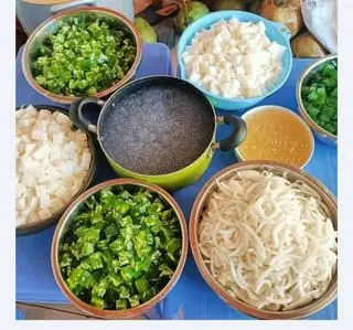 Hình ảnh Chè dừa non thạch lá nếp