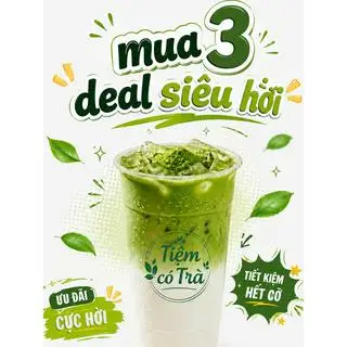 Hình ảnh Combo 3 Ly matcha latte Size L