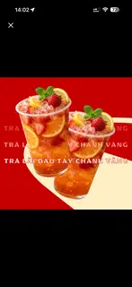 Hình ảnh [1 LÍT] Trà Lài Dâu Tây Chanh Vàng