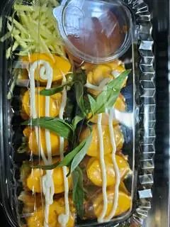Hình ảnh bánh tráng cuộn  com bo 2hop