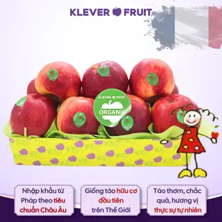 Hình ảnh Táo Juliet Organic Pháp size nhỏ - khay 11 quả - Klever Fruit