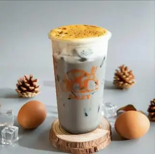 Hình ảnh Trà Sữa Mun Kem Trứng Nướng