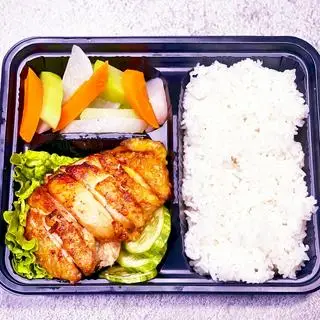 Hình ảnh Cơm gà sốt chua ngọt