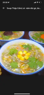 Hình ảnh Soup thập cẩm chay
