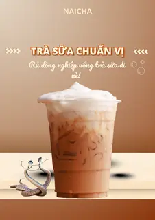 Hình ảnh Hồng trà kem cheese đậm vị