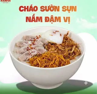 Hình ảnh Cháo sườn sụn nấm đậm vị