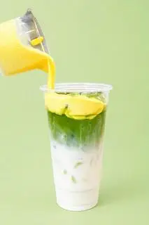 Hình ảnh Matcha latte kem trứng