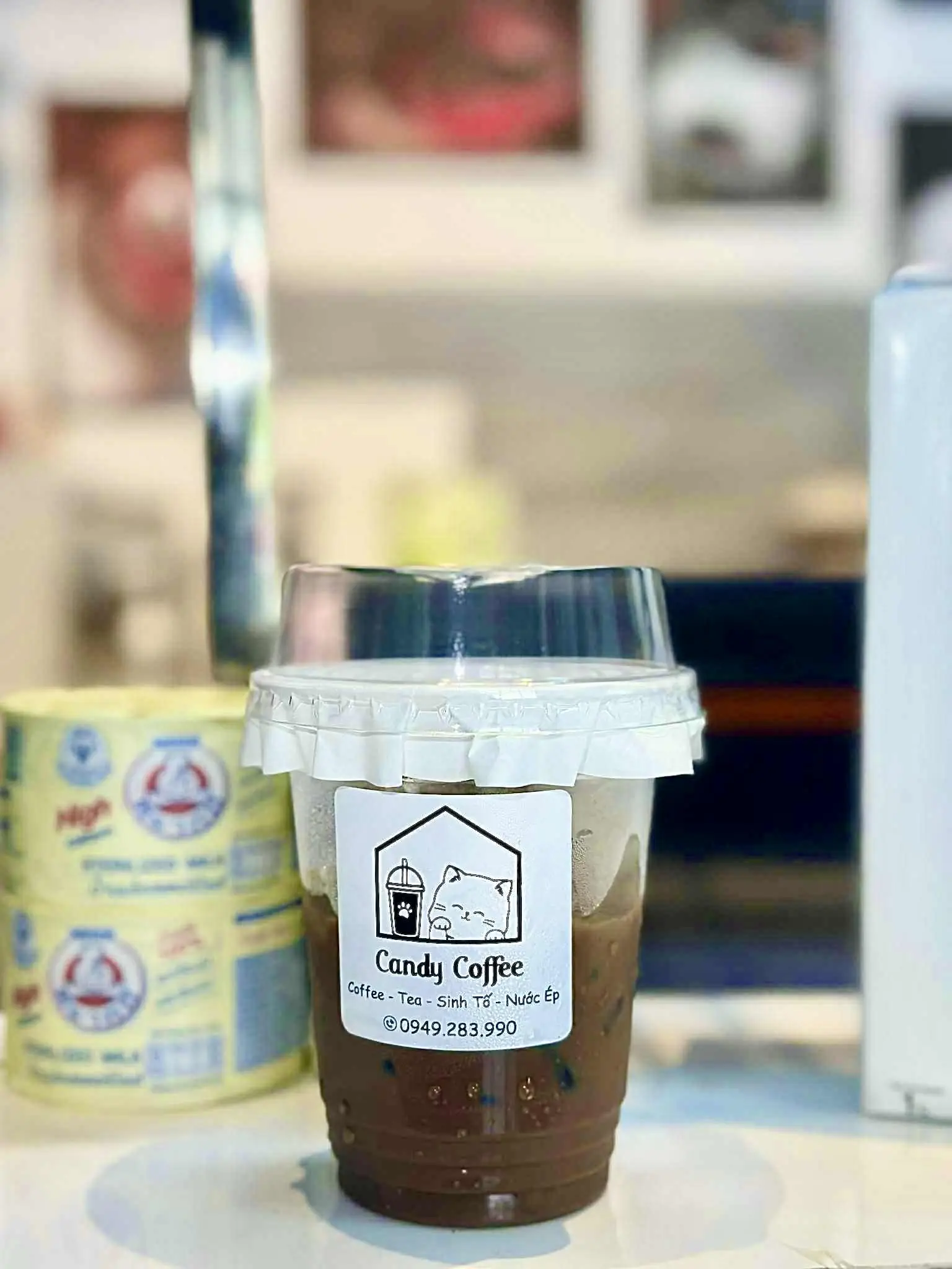 Hình ảnh Cà phê sữa đá pha phin