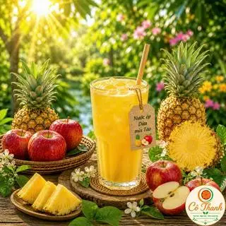 Hình ảnh Nước Ép Táo mix Dứa