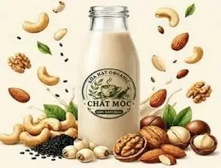 Hình ảnh SỮA ĐẬU ĐEN MIX HẠNH NHÂN