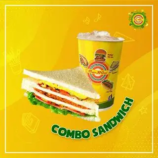 Hình ảnh Sandwich + Thức Uống