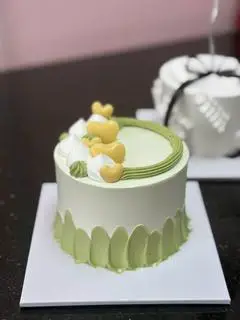 Hình ảnh bánh tim vàng 