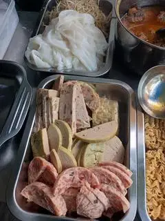 Hình ảnh bún thịt luộc đậu hủ _chả