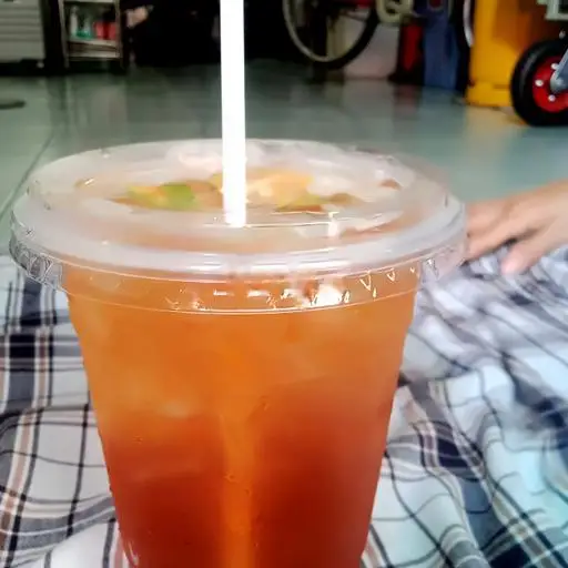 Hình ảnh Trà Đào Sả Tắc Ly Lớn