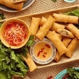 Hình ảnh chả giò chiên thêm