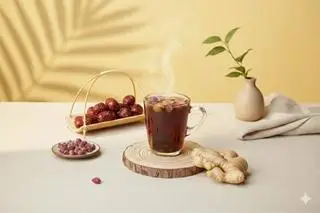 Hình ảnh Trà gừng táo đỏ