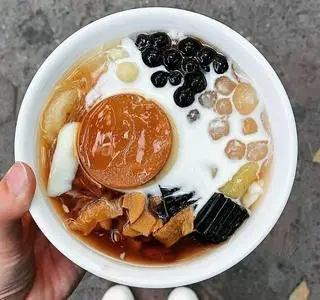 Hình ảnh Tào phớ trân châu caramen