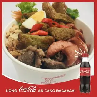 Hình ảnh Bún Trộn Thập Cẩm (Đặc Biệt) + Coca