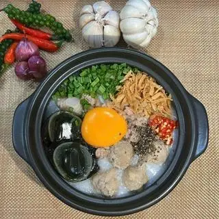 Hình ảnh Cháo sườn thịt bằm bò viên