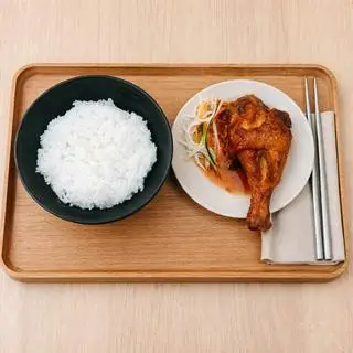 Hình ảnh Cơm đùi gà mắm tỏi