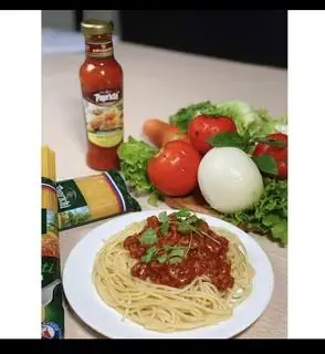 Hình ảnh mì ý sốt bò bằm size nhỏ 