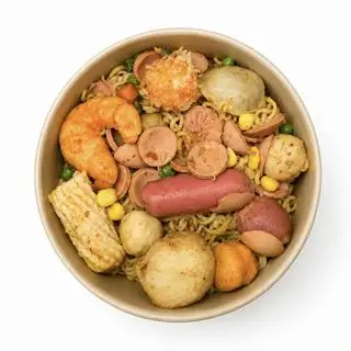 Hình ảnh Mì trộn FULLTOPPING 2 MÌ  + nước (combo)
