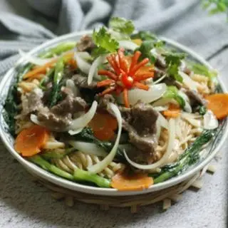 Hình ảnh pho xào bò cai