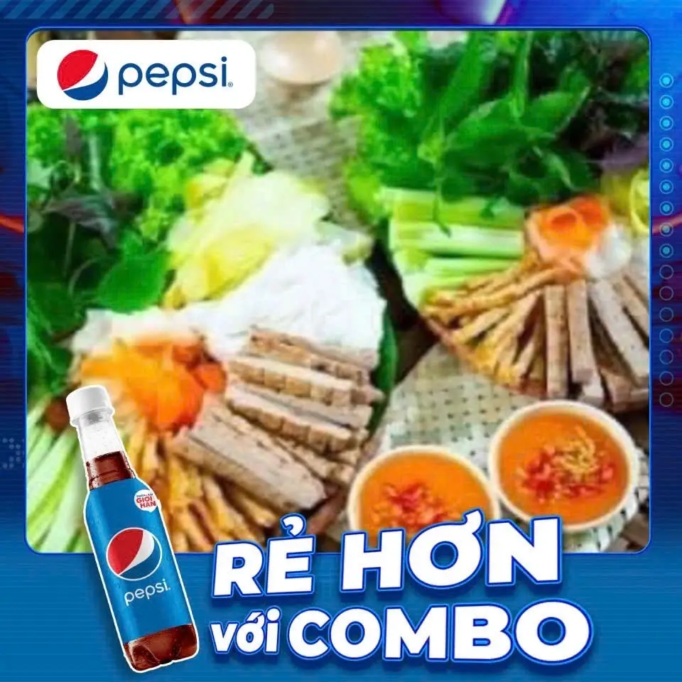 Hình ảnh COMBO: Nem Nướng + PEPSI