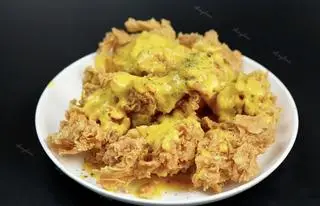 Hình ảnh Gà chiên sốt mù tạt mật ong size vừa 7 miếng