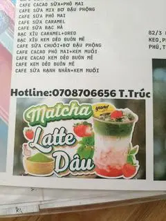 Hình ảnh cà-phê sữa hạnh nhân.kem muối 