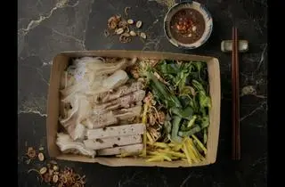 Hình ảnh Bún mắm nêm Tai heo - chả - nem chua