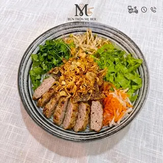 Hình ảnh Bún trộn nem nướng