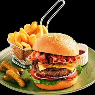 Hình ảnh Beef gourmet burger & fries