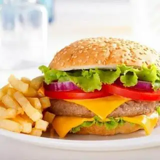 Hình ảnh Hamburger Gà chiên giòn Teriyaki 