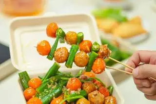 Hình ảnh combo viên chiên - tặng 2 hoành thánh