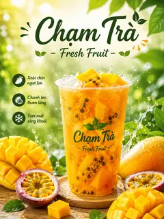 Hình ảnh Trà xoài chanh leo